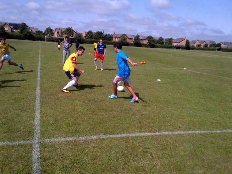 Arsenal Futbol Kampı - Taktik çalışması