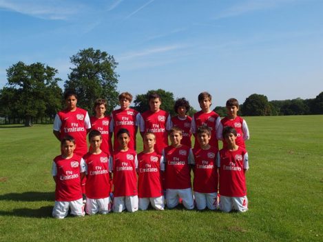 Arsenal Futbol Okulu - Takım Fotoğrafı